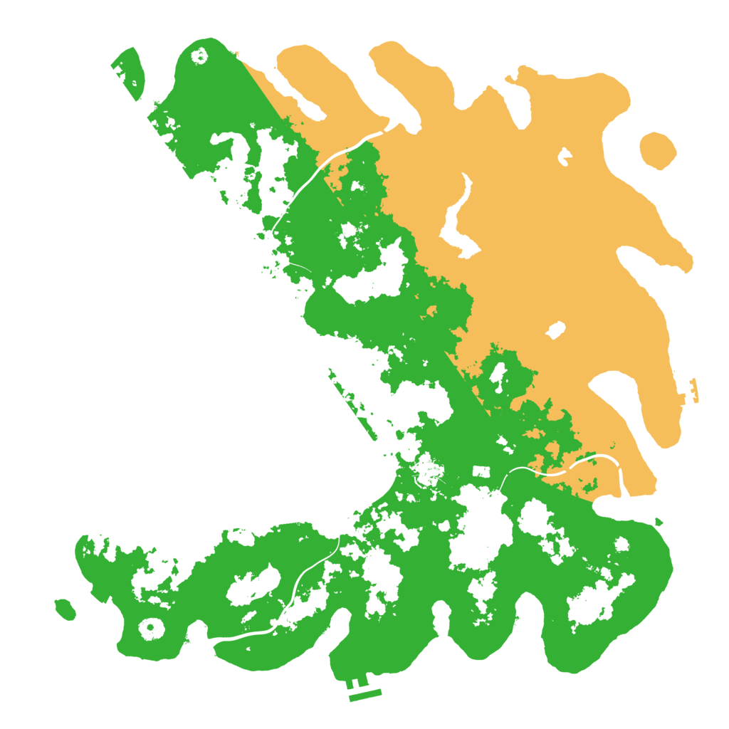 Biome Rust Map: Procedural Map, Size: 4500, Seed: 145815287