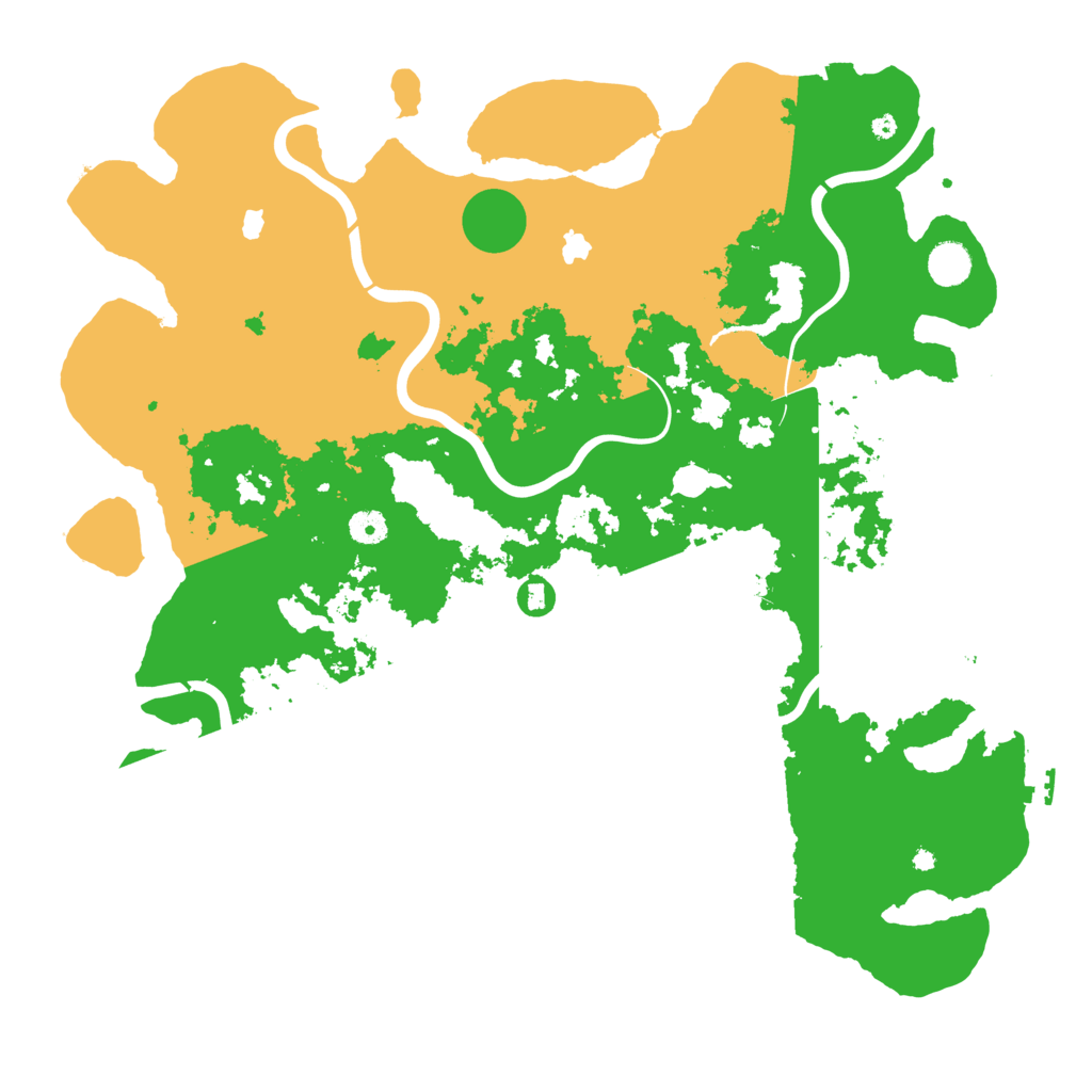 Biome Rust Map: Procedural Map, Size: 4500, Seed: 1381978807