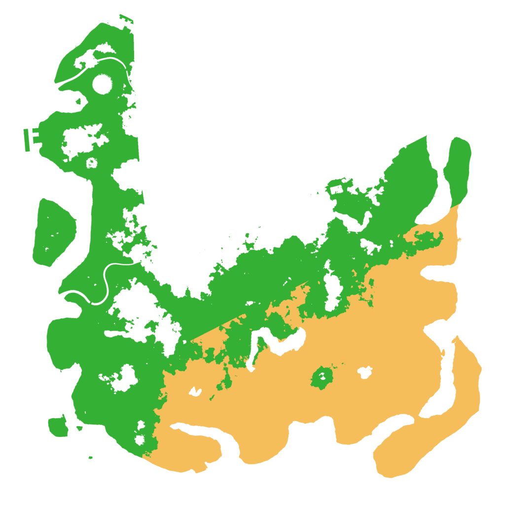 Biome Rust Map: Procedural Map, Size: 4500, Seed: 163710050