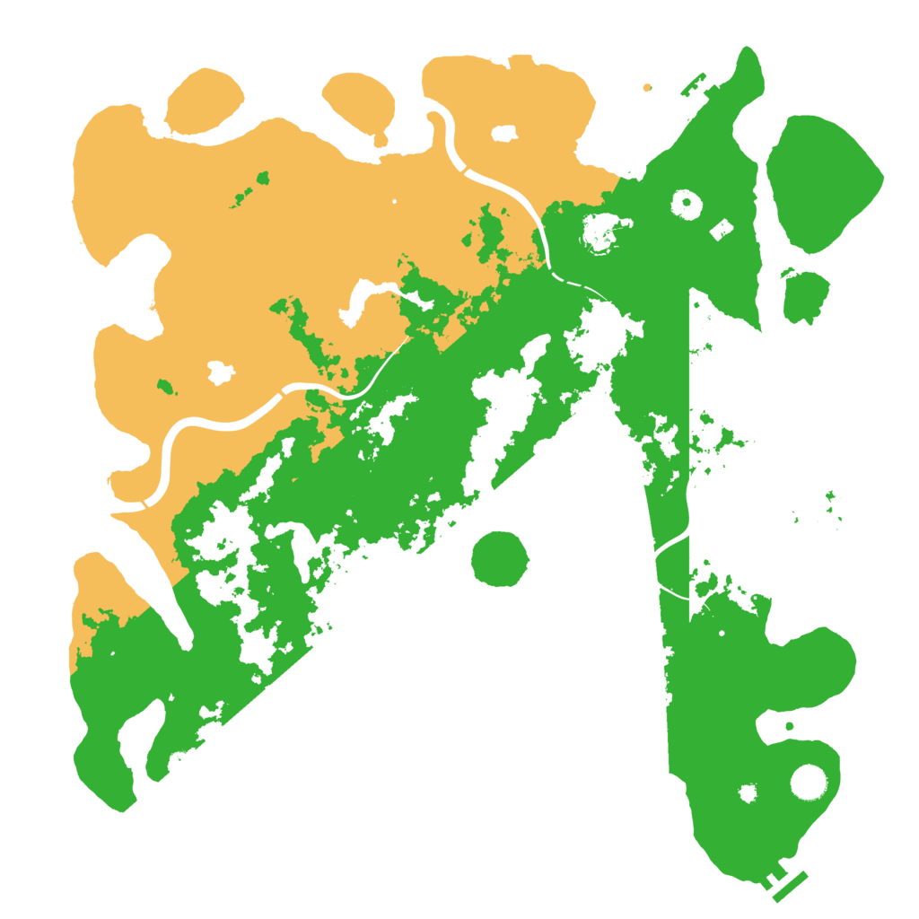 Biome Rust Map: Procedural Map, Size: 4500, Seed: 1786499671
