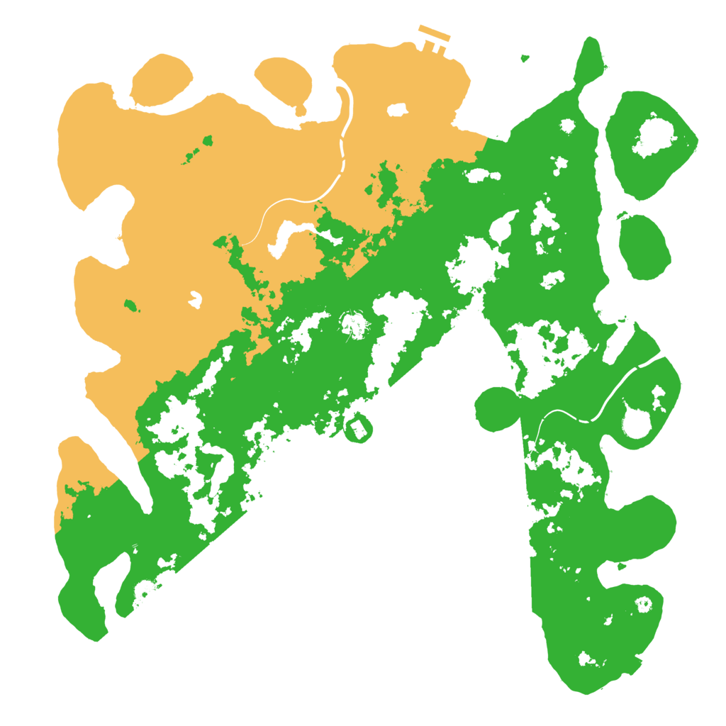 Biome Rust Map: Procedural Map, Size: 4500, Seed: 1786499671