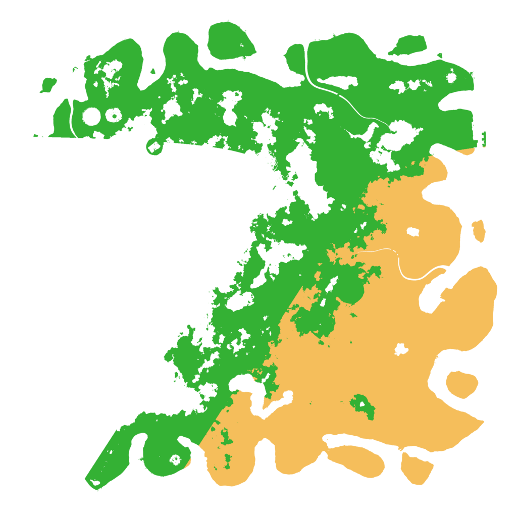 Biome Rust Map: Procedural Map, Size: 5000, Seed: 812249482