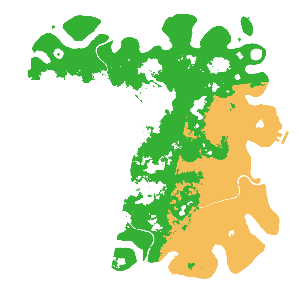 Biome Rust Map: Procedural Map, Size: 4500, Seed: 1316772228