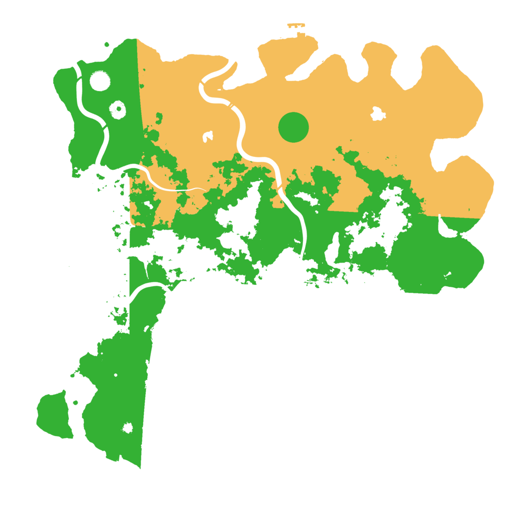 Biome Rust Map: Procedural Map, Size: 4500, Seed: 107328289