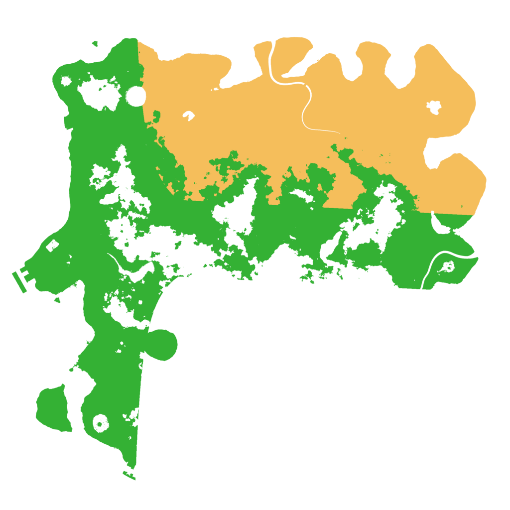 Biome Rust Map: Procedural Map, Size: 4500, Seed: 107328289