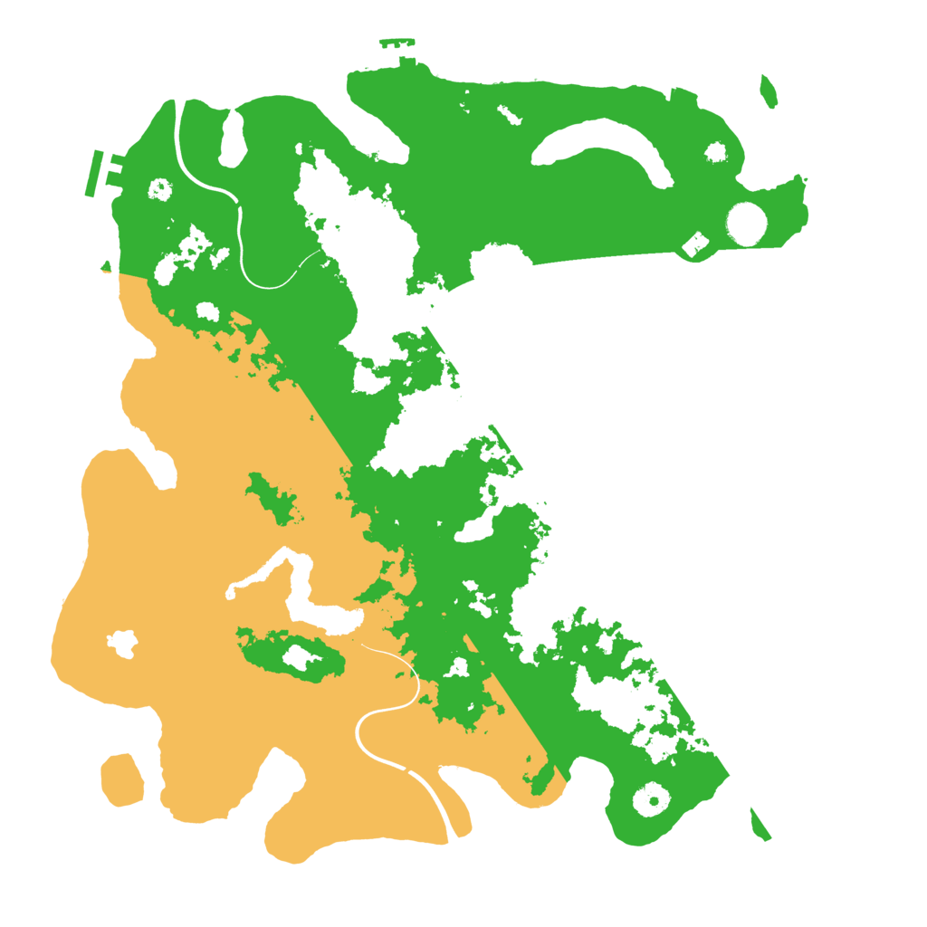 Biome Rust Map: Procedural Map, Size: 4000, Seed: 832041052