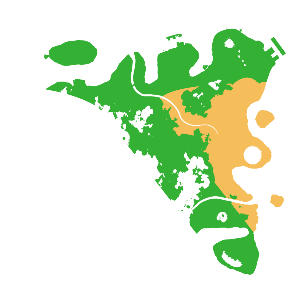 Biome Rust Map: Procedural Map, Size: 3000, Seed: 928429283