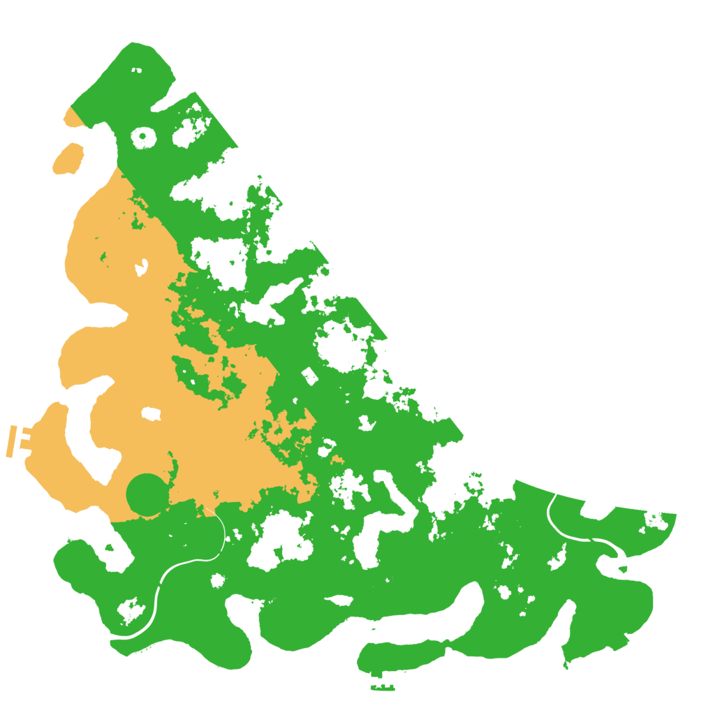 Biome Rust Map: Procedural Map, Size: 4500, Seed: 686395349