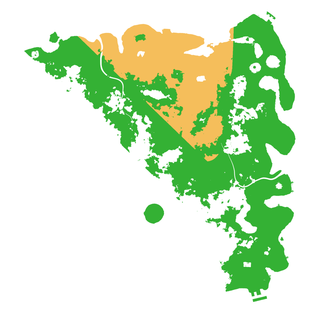 Biome Rust Map: Procedural Map, Size: 4500, Seed: 1564082451