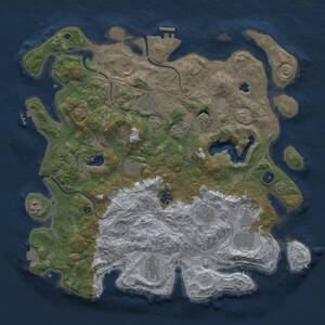 Thumbnail Rust Map: Procedural Map, Size: 4250, Seed: 6789, 15 Monuments