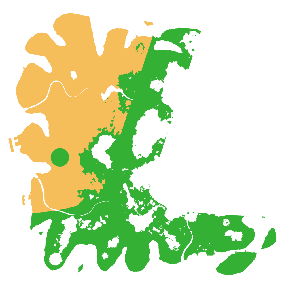 Biome Rust Map: Procedural Map, Size: 4250, Seed: 1166806154