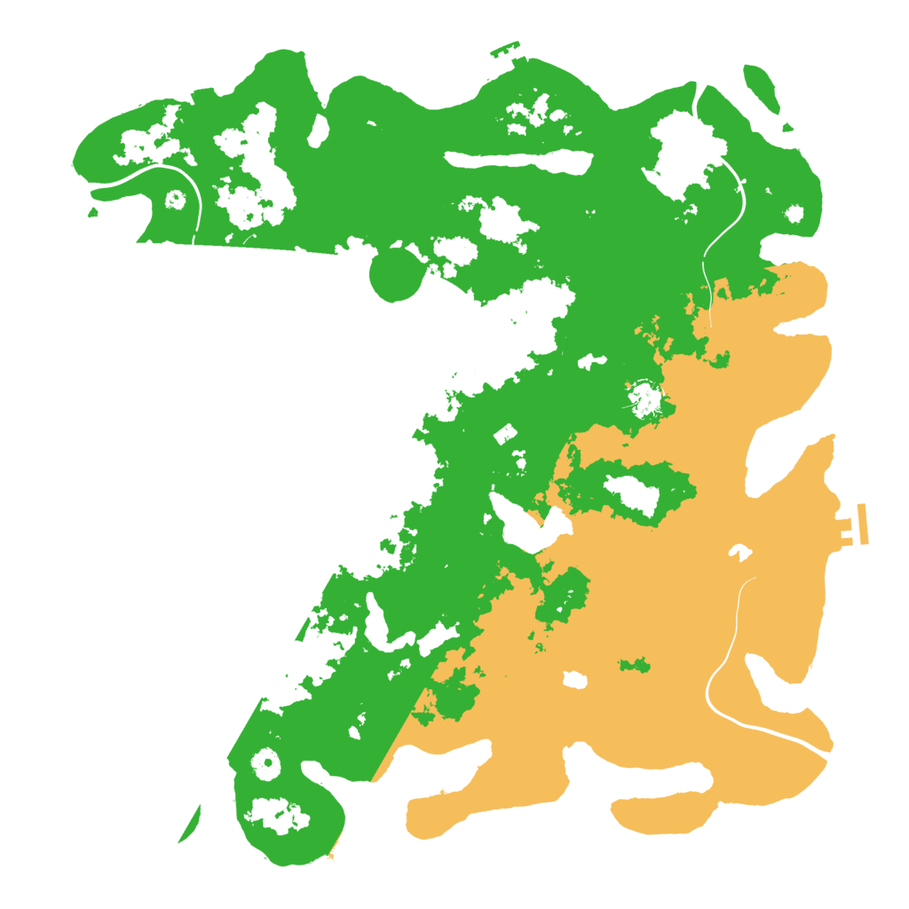 Biome Rust Map: Procedural Map, Size: 4500, Seed: 963741258