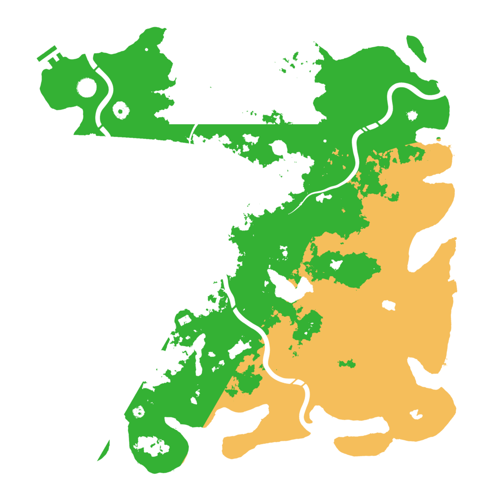 Biome Rust Map: Procedural Map, Size: 4500, Seed: 963741258