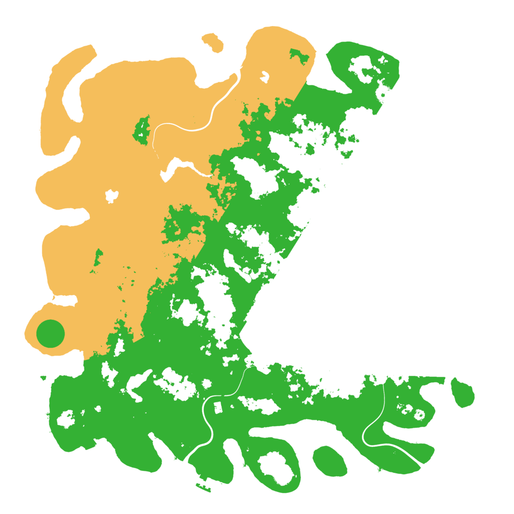 Biome Rust Map: Procedural Map, Size: 4800, Seed: 587498173