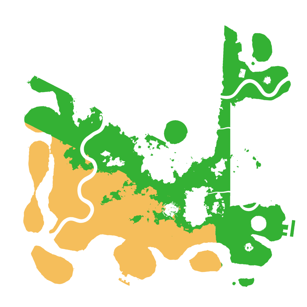 Biome Rust Map: Procedural Map, Size: 3750, Seed: 9415142