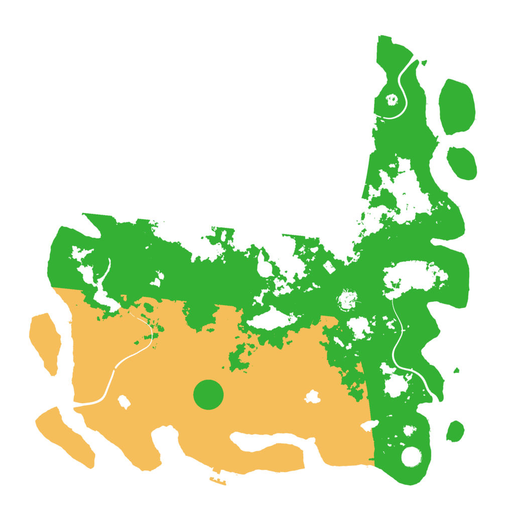 Biome Rust Map: Procedural Map, Size: 4500, Seed: 264984590