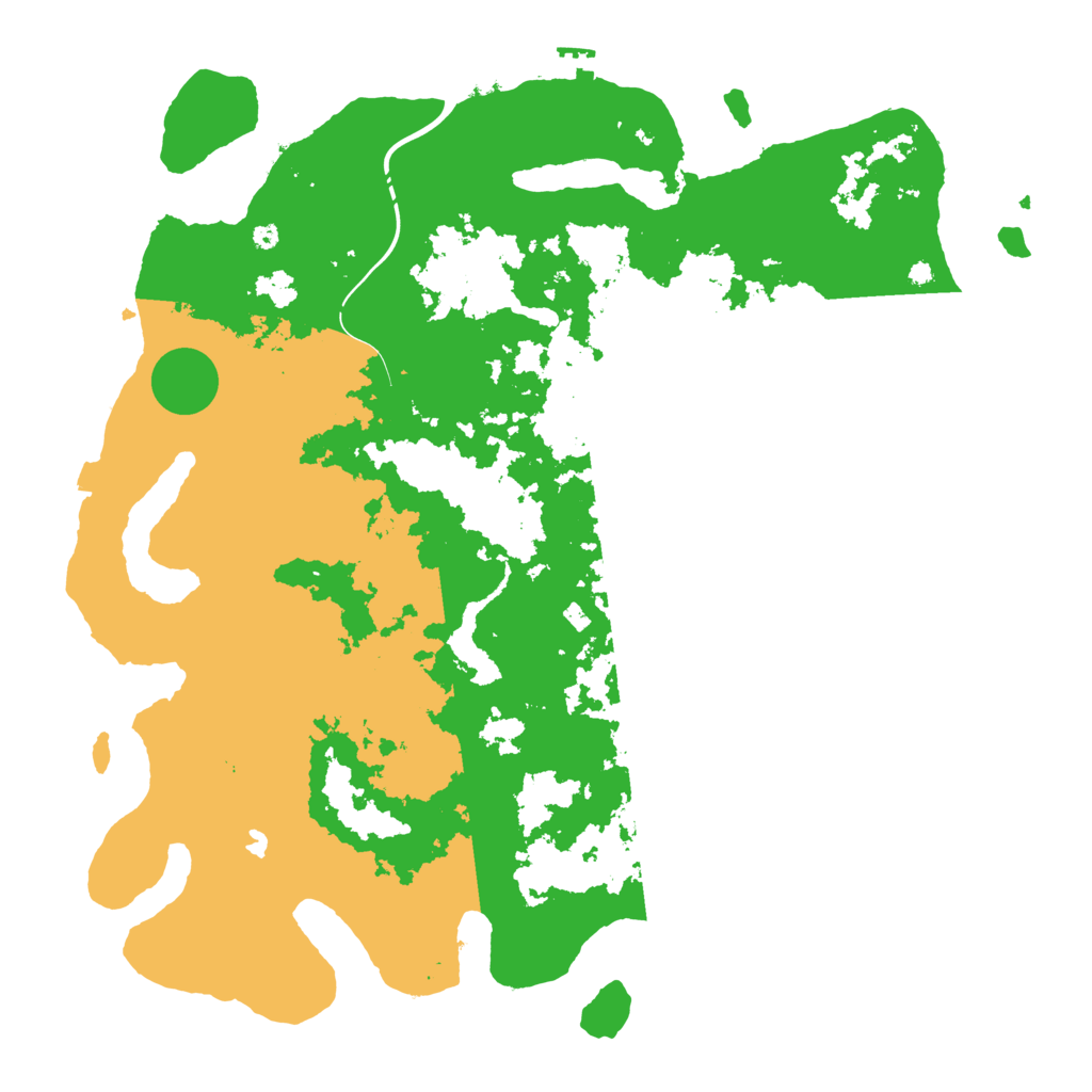 Biome Rust Map: Procedural Map, Size: 4300, Seed: 1212917278