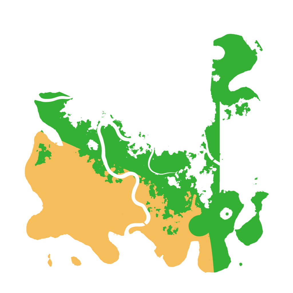 Biome Rust Map: Procedural Map, Size: 3750, Seed: 57385580