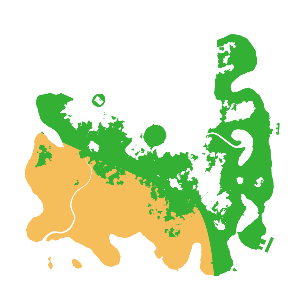 Biome Rust Map: Procedural Map, Size: 3750, Seed: 57385580