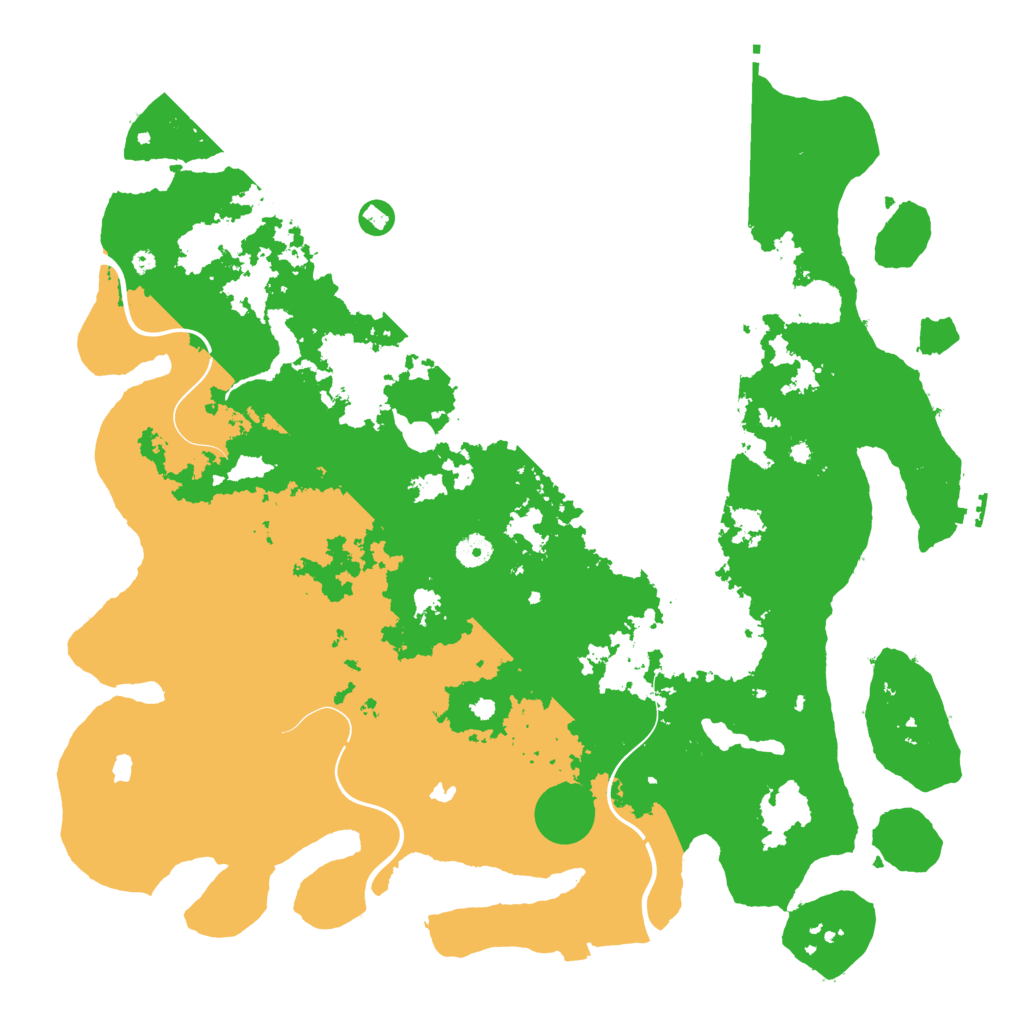 Biome Rust Map: Procedural Map, Size: 4500, Seed: 1077055908