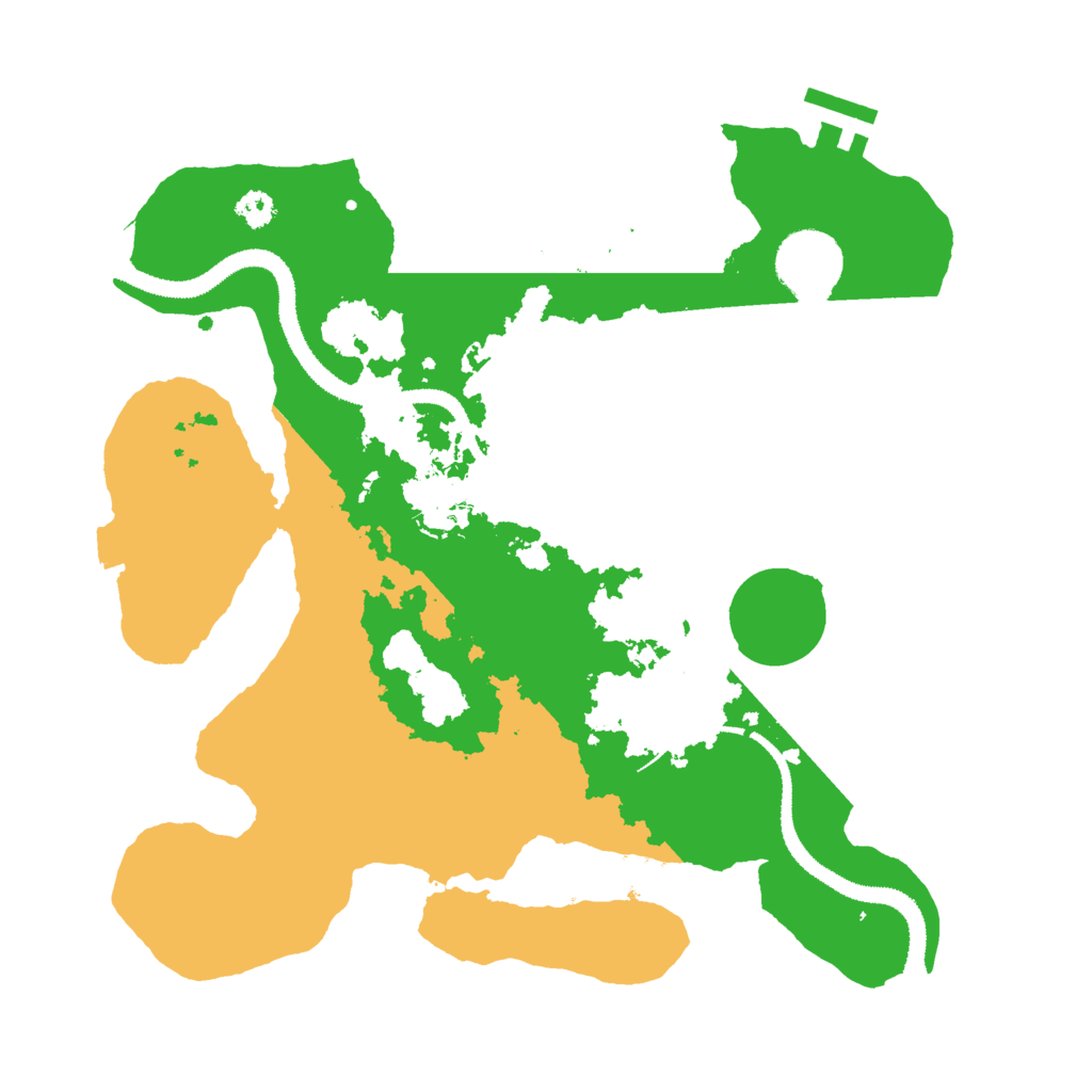 Biome Rust Map: Procedural Map, Size: 3000, Seed: 650954