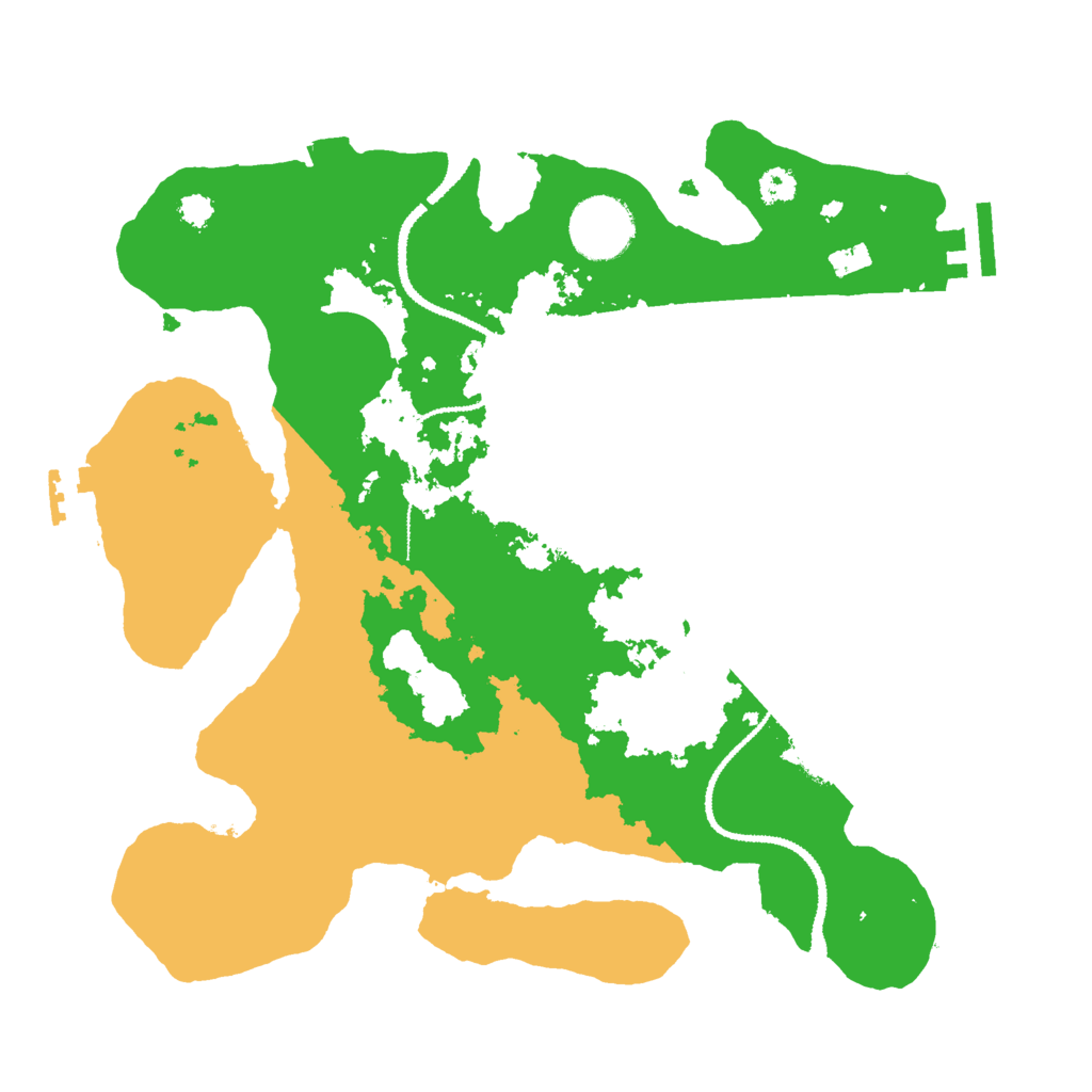 Biome Rust Map: Procedural Map, Size: 3000, Seed: 650954