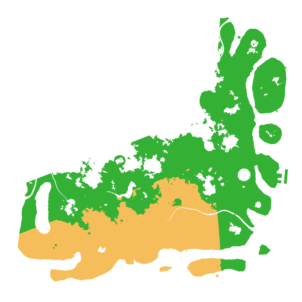 Biome Rust Map: Procedural Map, Size: 4250, Seed: 317452251