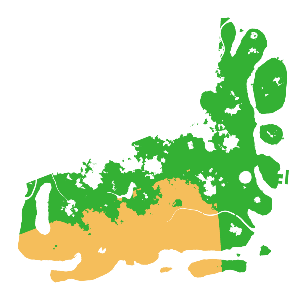 Biome Rust Map: Procedural Map, Size: 4250, Seed: 317452251