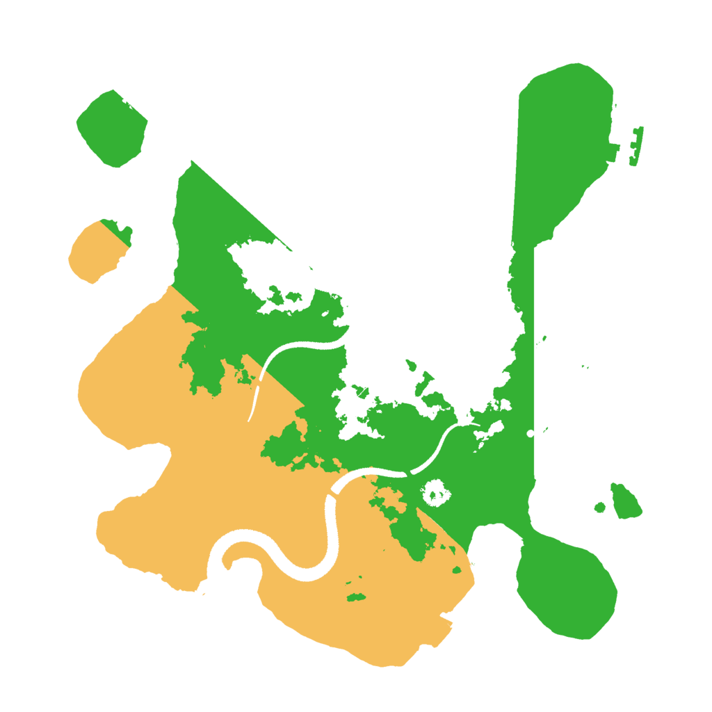 Biome Rust Map: Procedural Map, Size: 2700, Seed: 1017027426