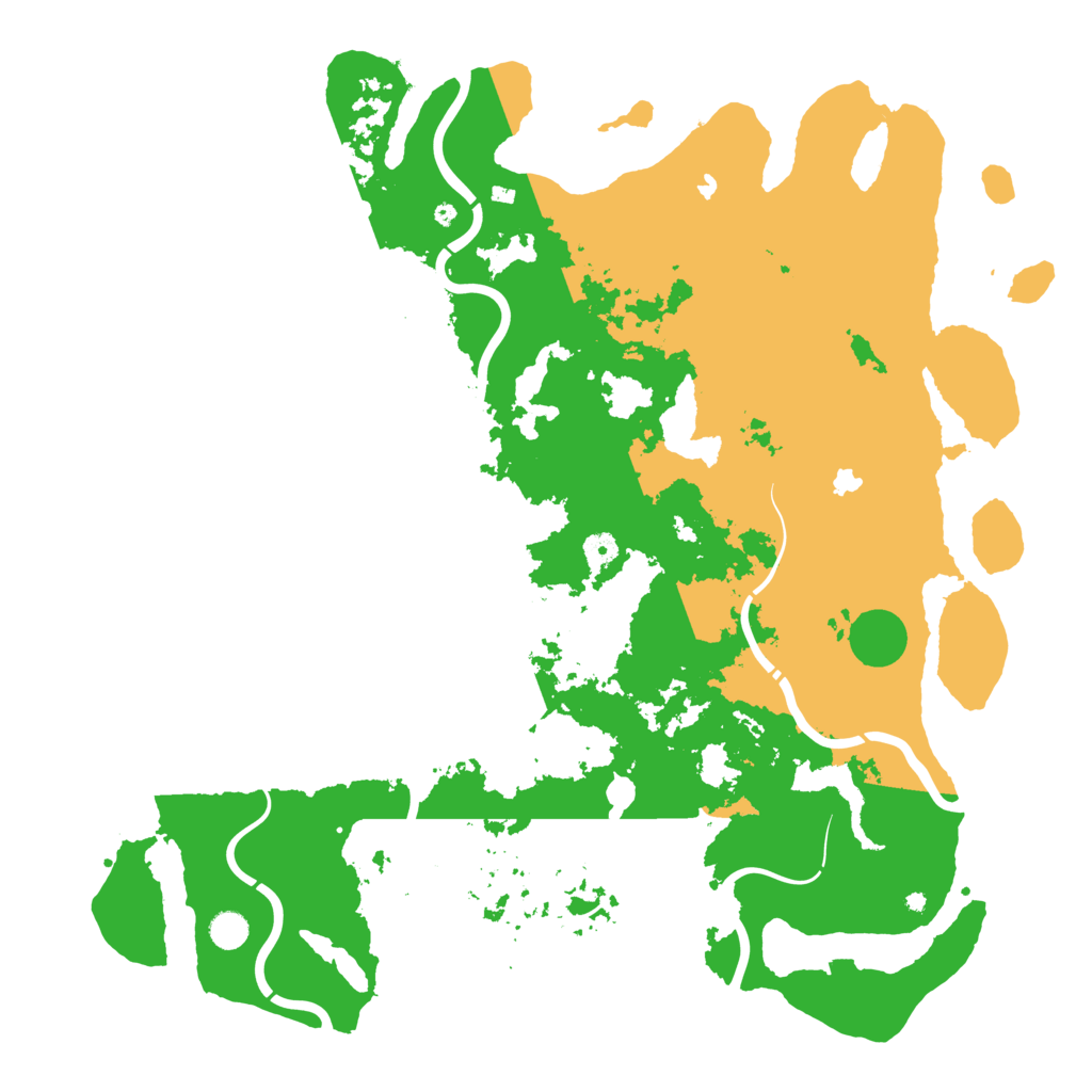 Biome Rust Map: Procedural Map, Size: 5000, Seed: 982115908