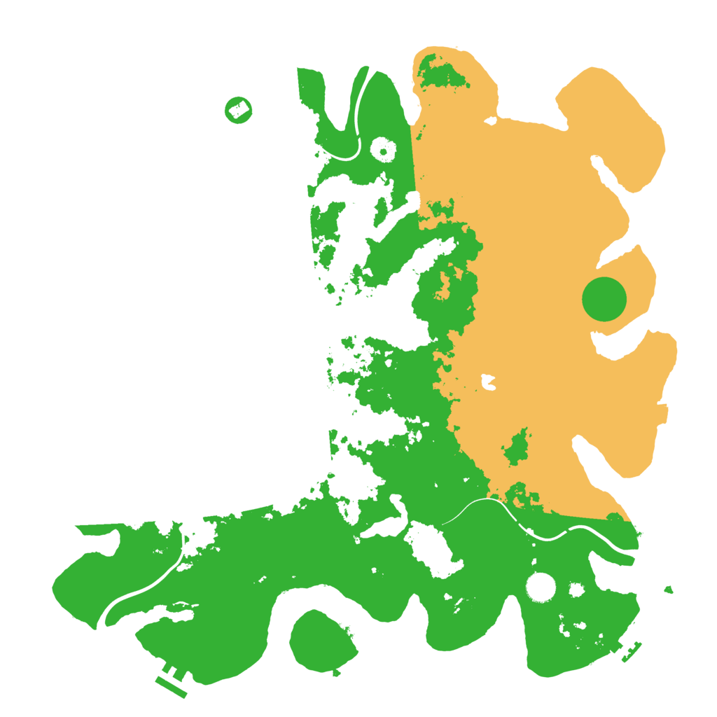 Biome Rust Map: Procedural Map, Size: 4250, Seed: 540511536