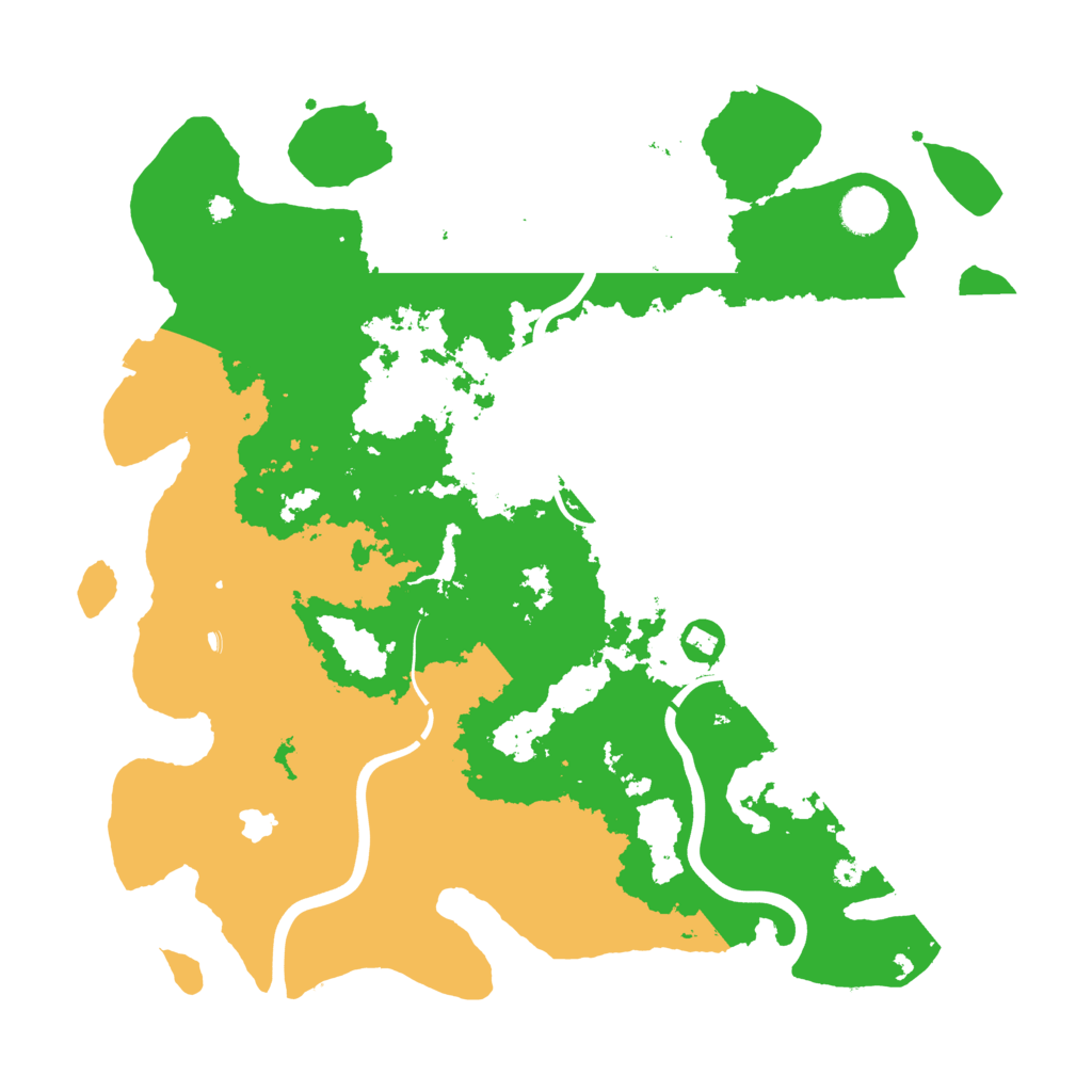 Biome Rust Map: Procedural Map, Size: 4000, Seed: 1070268837