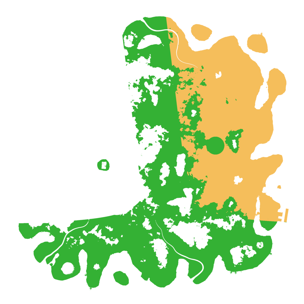 Biome Rust Map: Procedural Map, Size: 4500, Seed: 1919742833