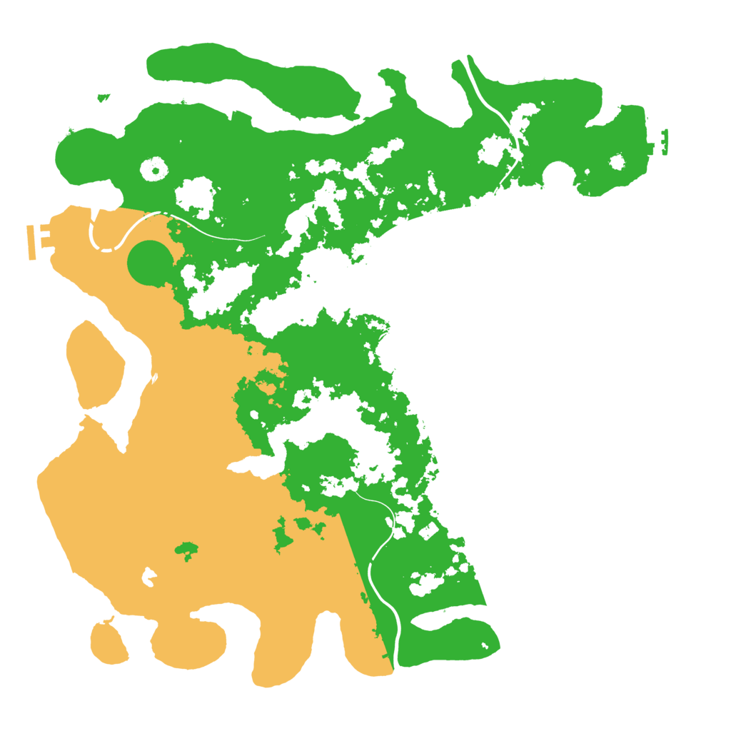 Biome Rust Map: Procedural Map, Size: 4250, Seed: 1073661129