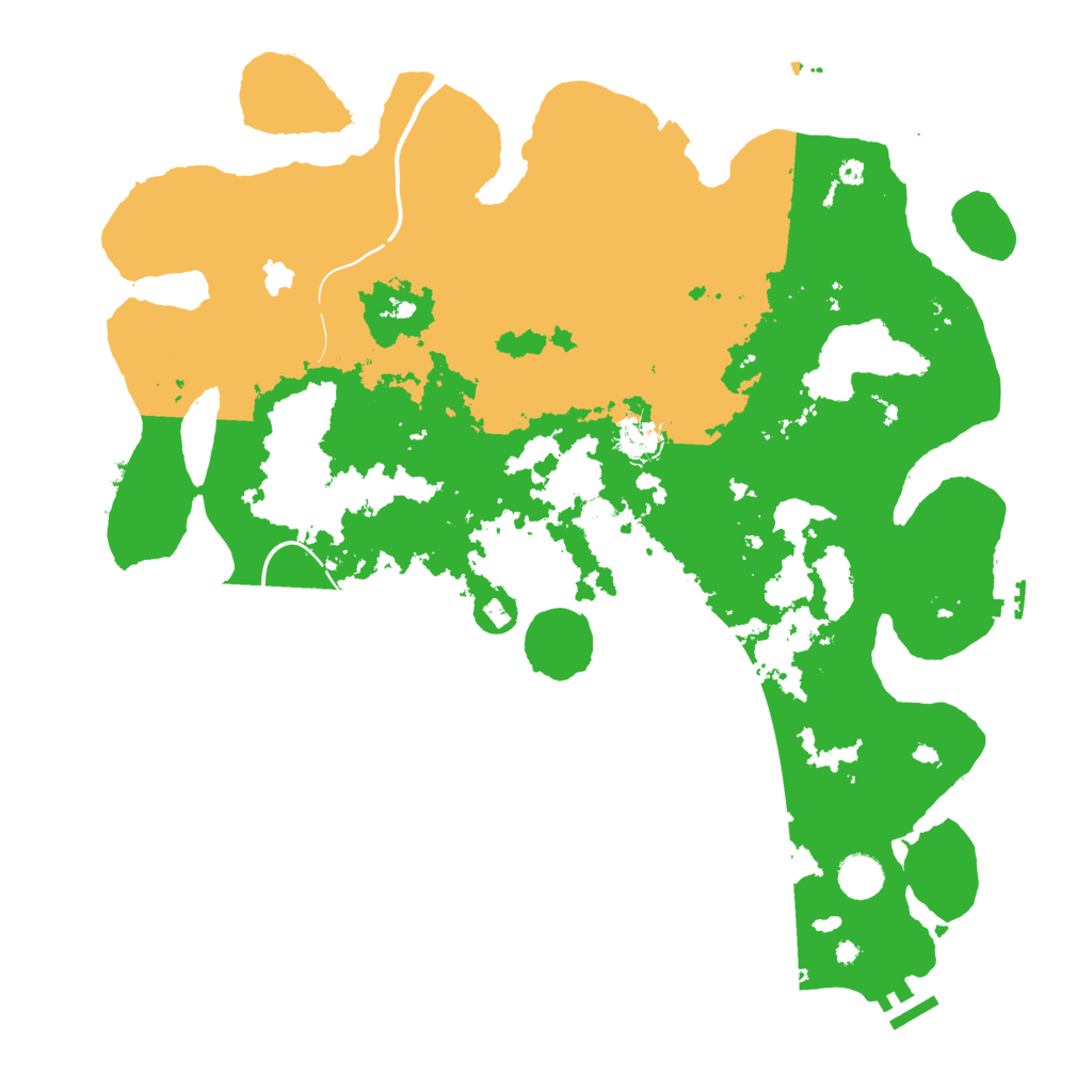 Biome Rust Map: Procedural Map, Size: 4250, Seed: 853299250