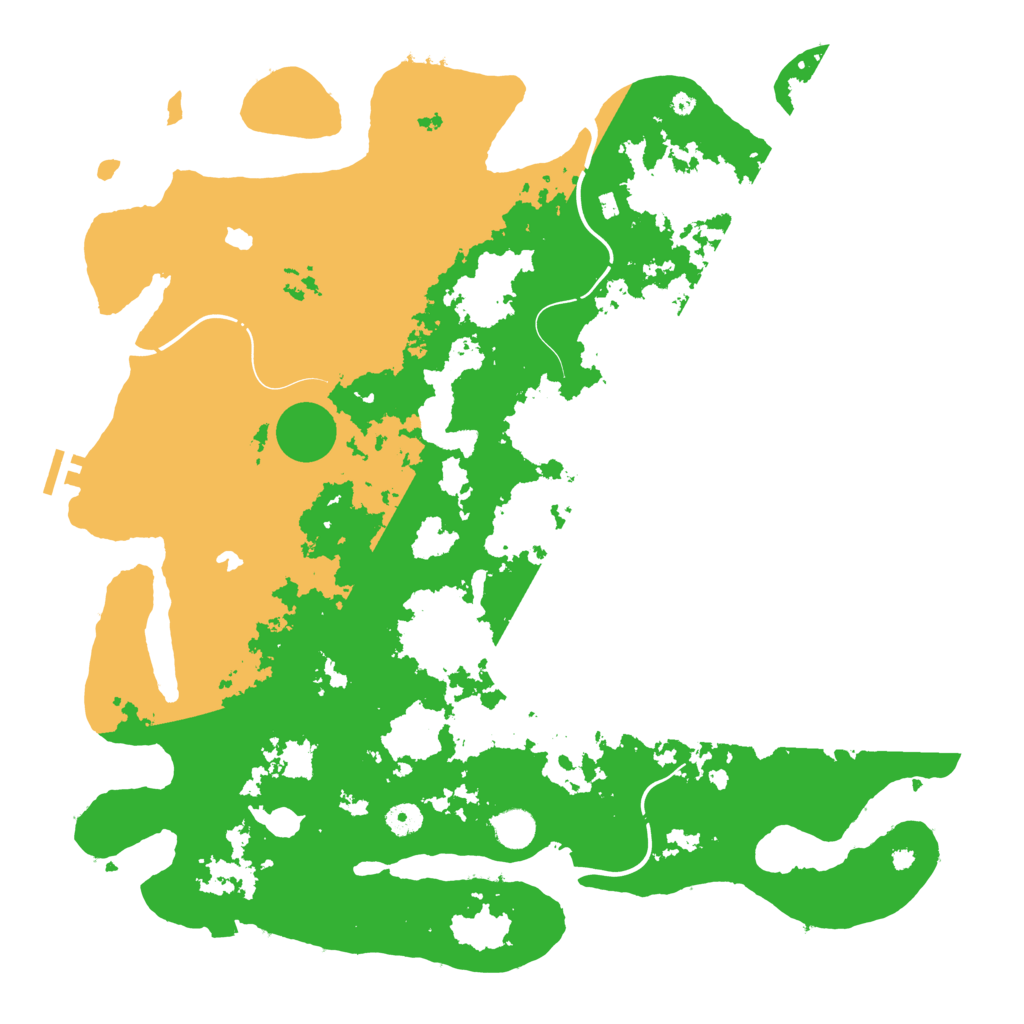 Biome Rust Map: Procedural Map, Size: 4500, Seed: 1909628504