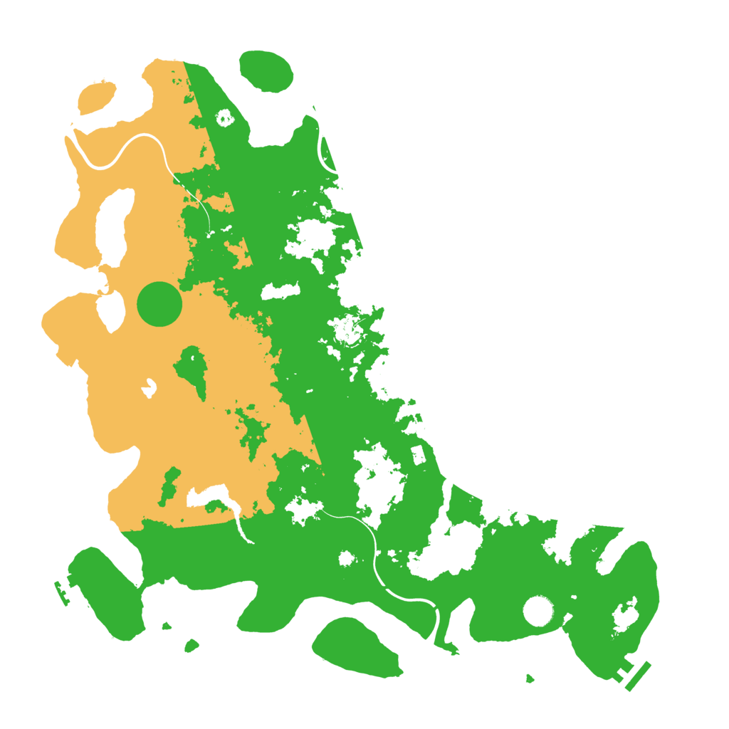 Biome Rust Map: Procedural Map, Size: 4250, Seed: 619269051