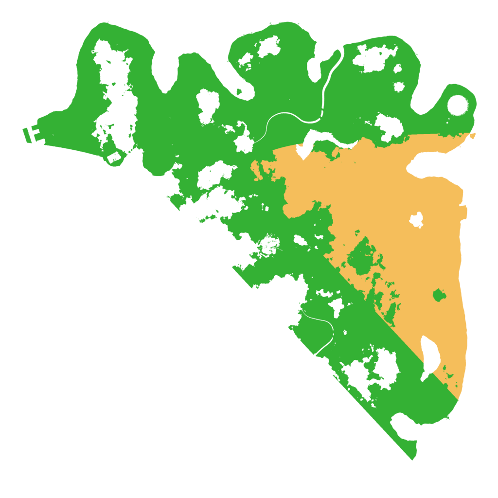 Biome Rust Map: Procedural Map, Size: 4250, Seed: 402614021