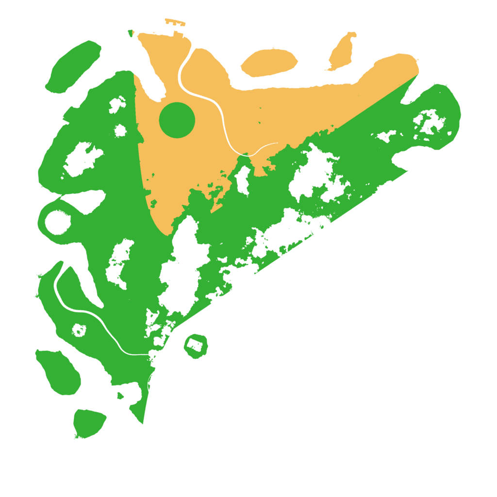 Biome Rust Map: Procedural Map, Size: 3650, Seed: 91622636