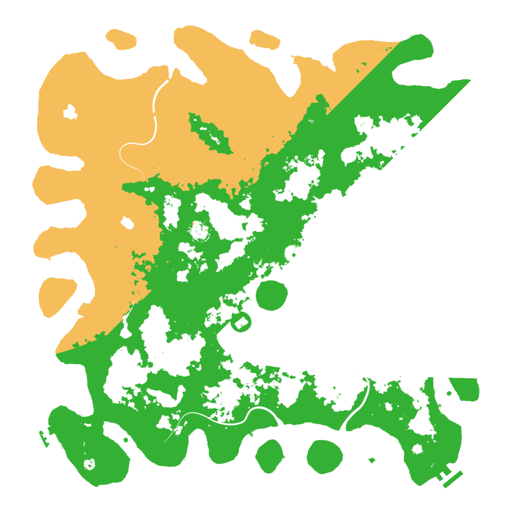 Biome Rust Map: Procedural Map, Size: 4500, Seed: 951954899