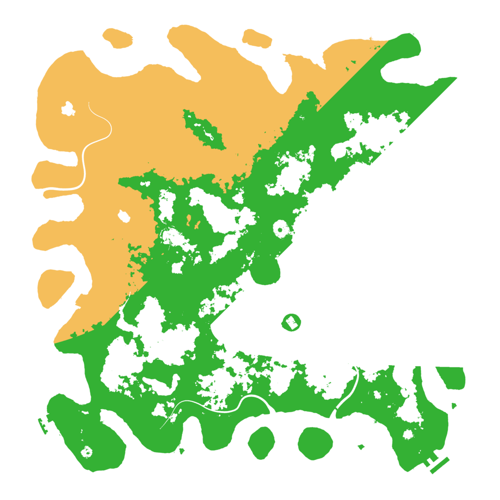 Biome Rust Map: Procedural Map, Size: 4500, Seed: 951954899