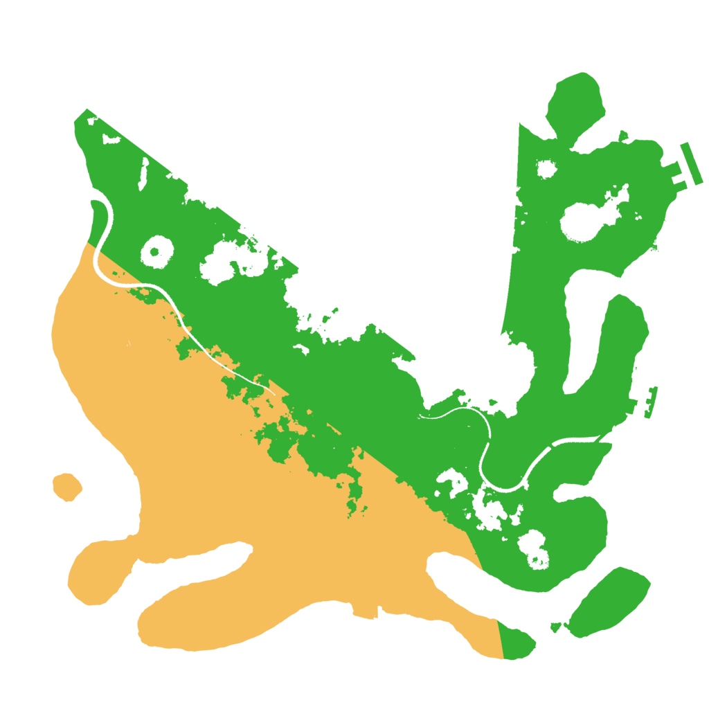 Biome Rust Map: Procedural Map, Size: 3300, Seed: 1386972584