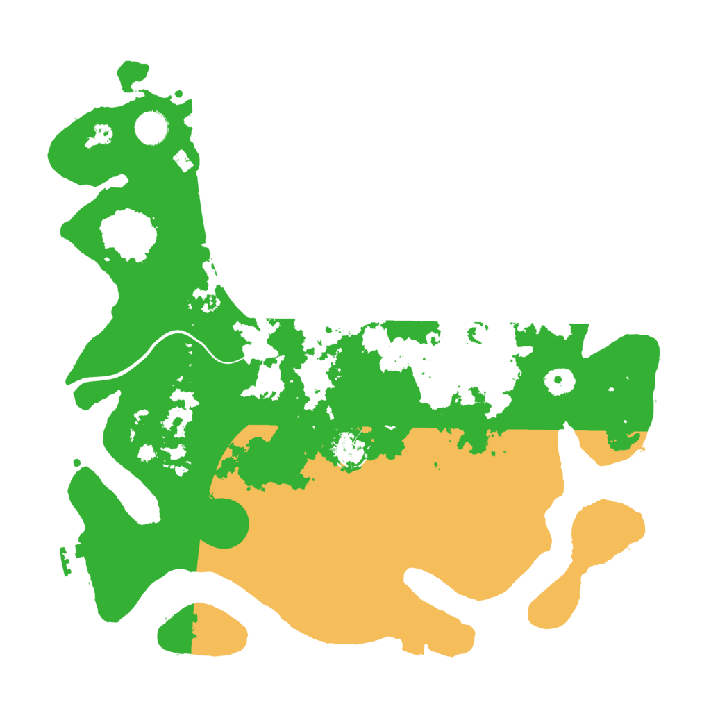 Biome Rust Map: Procedural Map, Size: 3750, Seed: 443989070