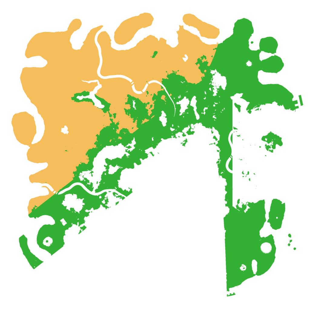 Biome Rust Map: Procedural Map, Size: 5000, Seed: 1464971998