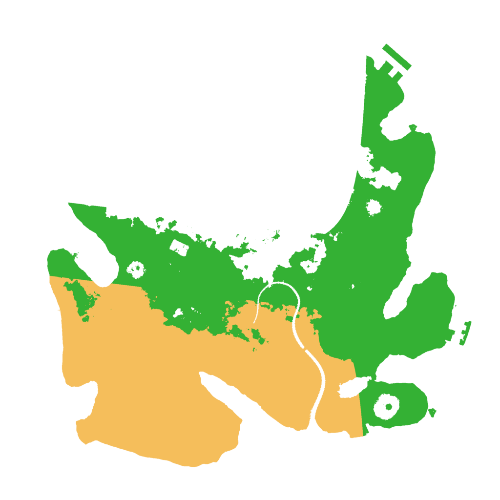 Biome Rust Map: Procedural Map, Size: 3000, Seed: 1116515454