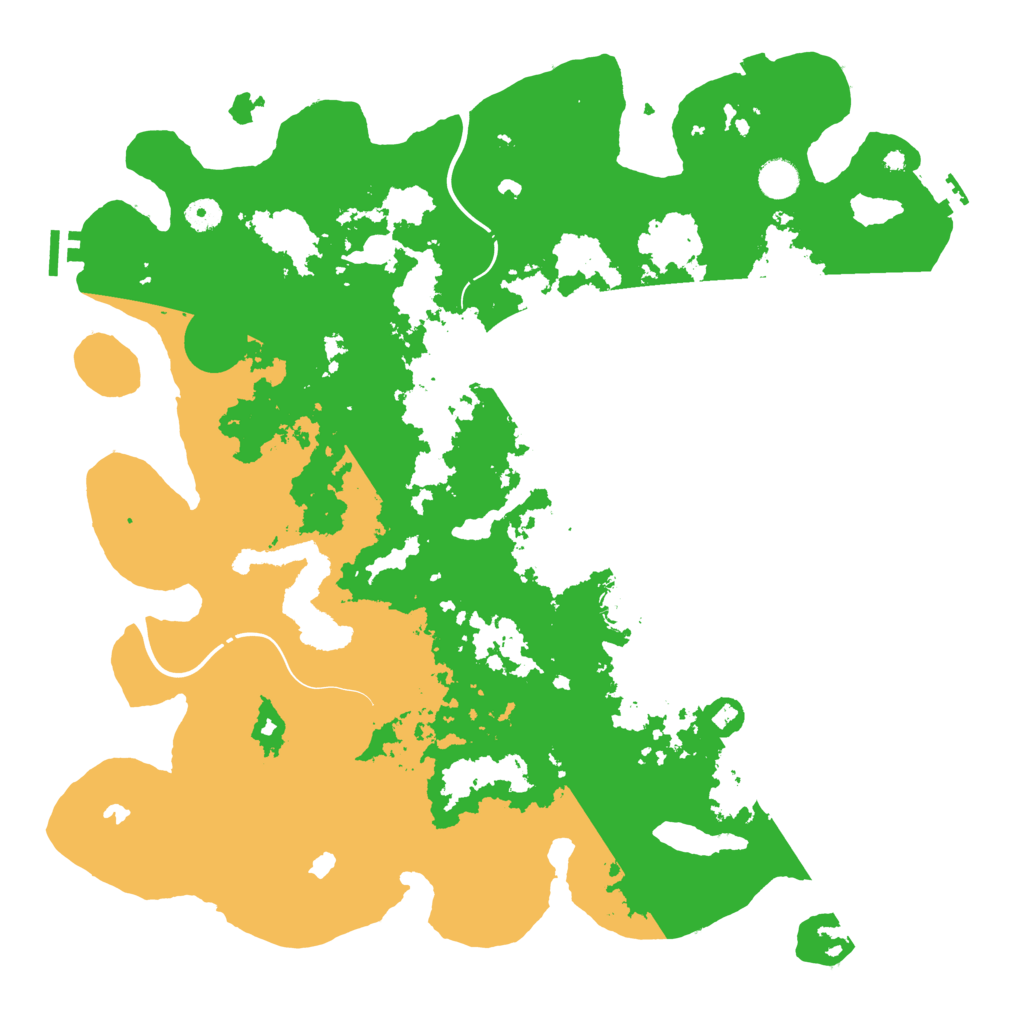 Biome Rust Map: Procedural Map, Size: 4500, Seed: 1145247548