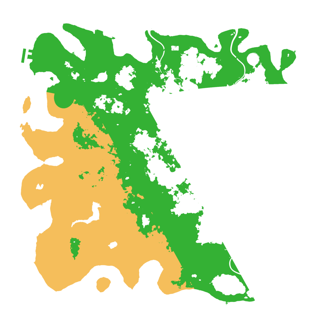 Biome Rust Map: Procedural Map, Size: 4500, Seed: 50993012