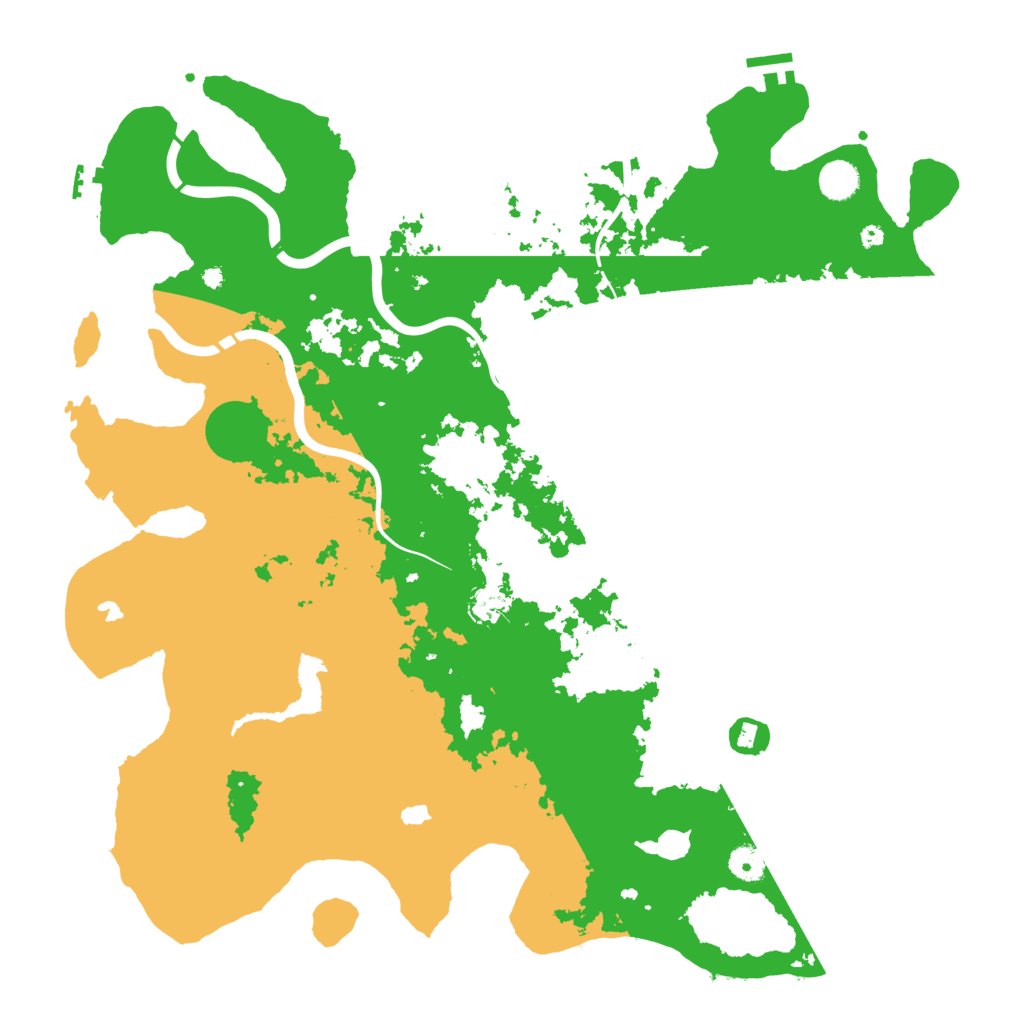 Biome Rust Map: Procedural Map, Size: 4500, Seed: 50993012