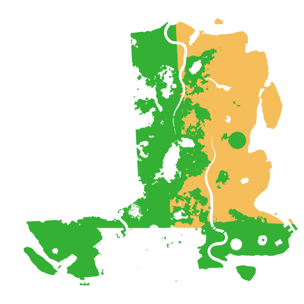 Biome Rust Map: Procedural Map, Size: 4650, Seed: 53027656