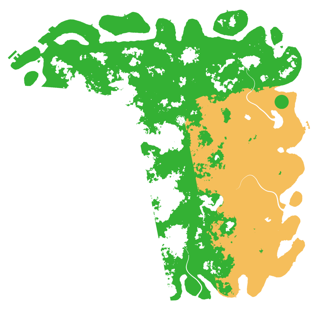 Biome Rust Map: Procedural Map, Size: 6000, Seed: 697362